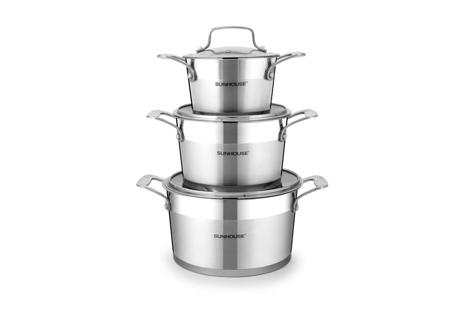 Bộ nồi inox 5 đáy sunhouse sh779