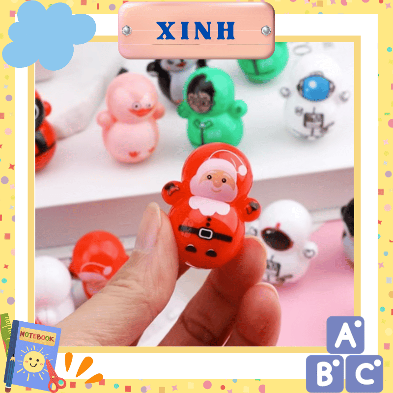 Đồ chơi lật đật mini nhiều mẫu cho bé đồ dùng làm quà tặng học sinh trong học tập