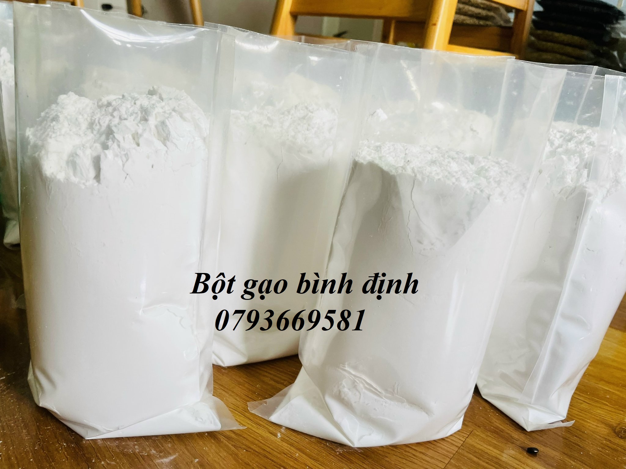 Bột gạo khô làm bánh xèo bánh bèo bình định