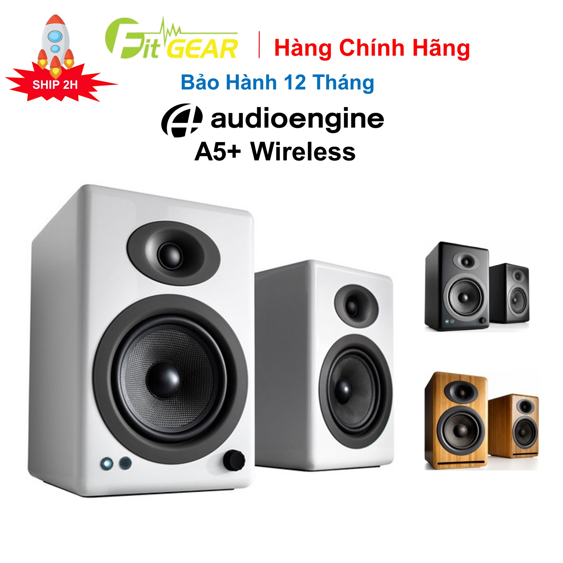 Loa audioengine a5+ wireless chính hãng - bảo hành 12 tháng