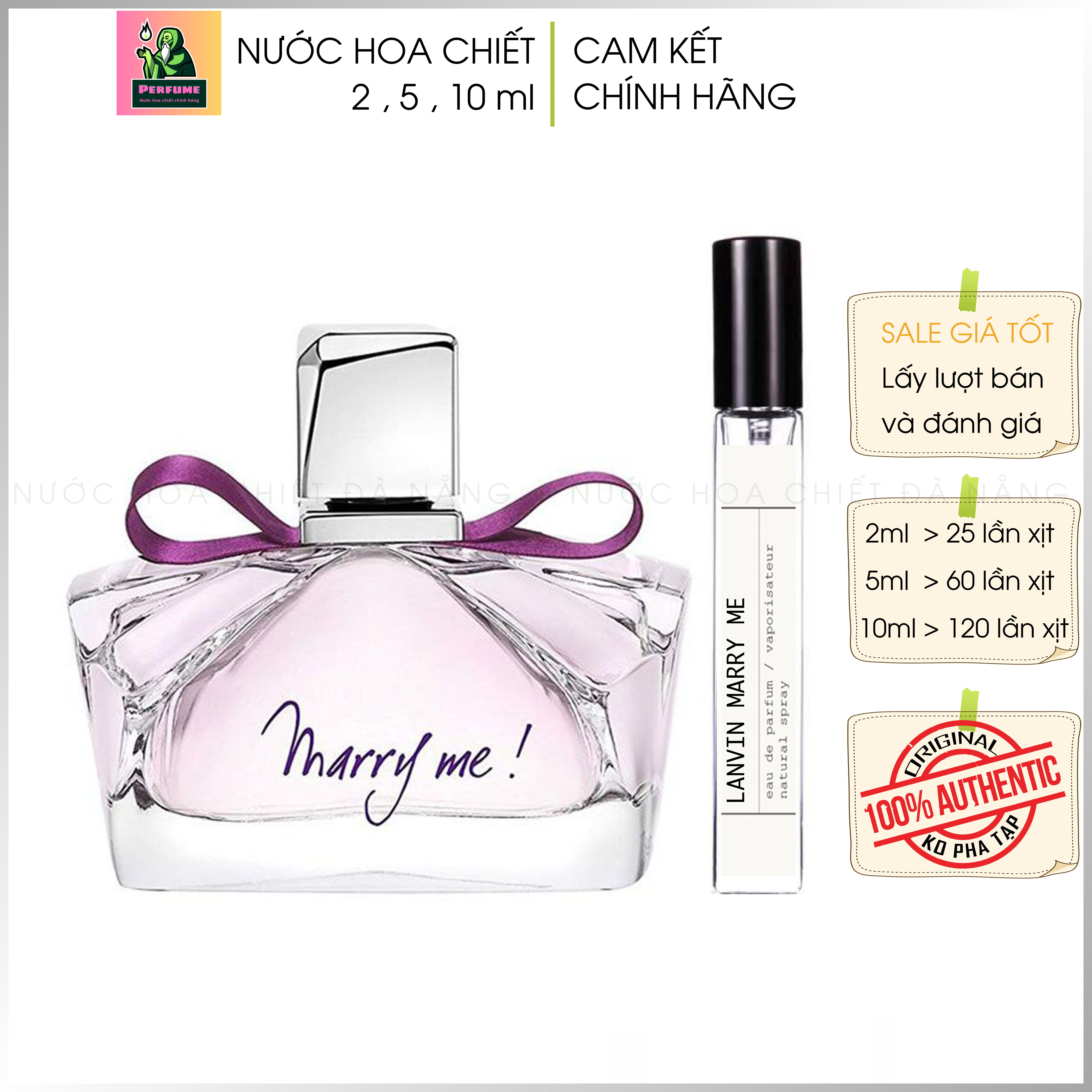 Nước hoa lanvin marry me chiết 2 5 10ml || cam kết chính hãng