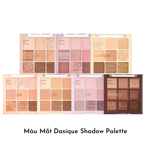 Bảng Phấn Mắt 9 Ô Và 18 Ô Dasique Shadow Palette