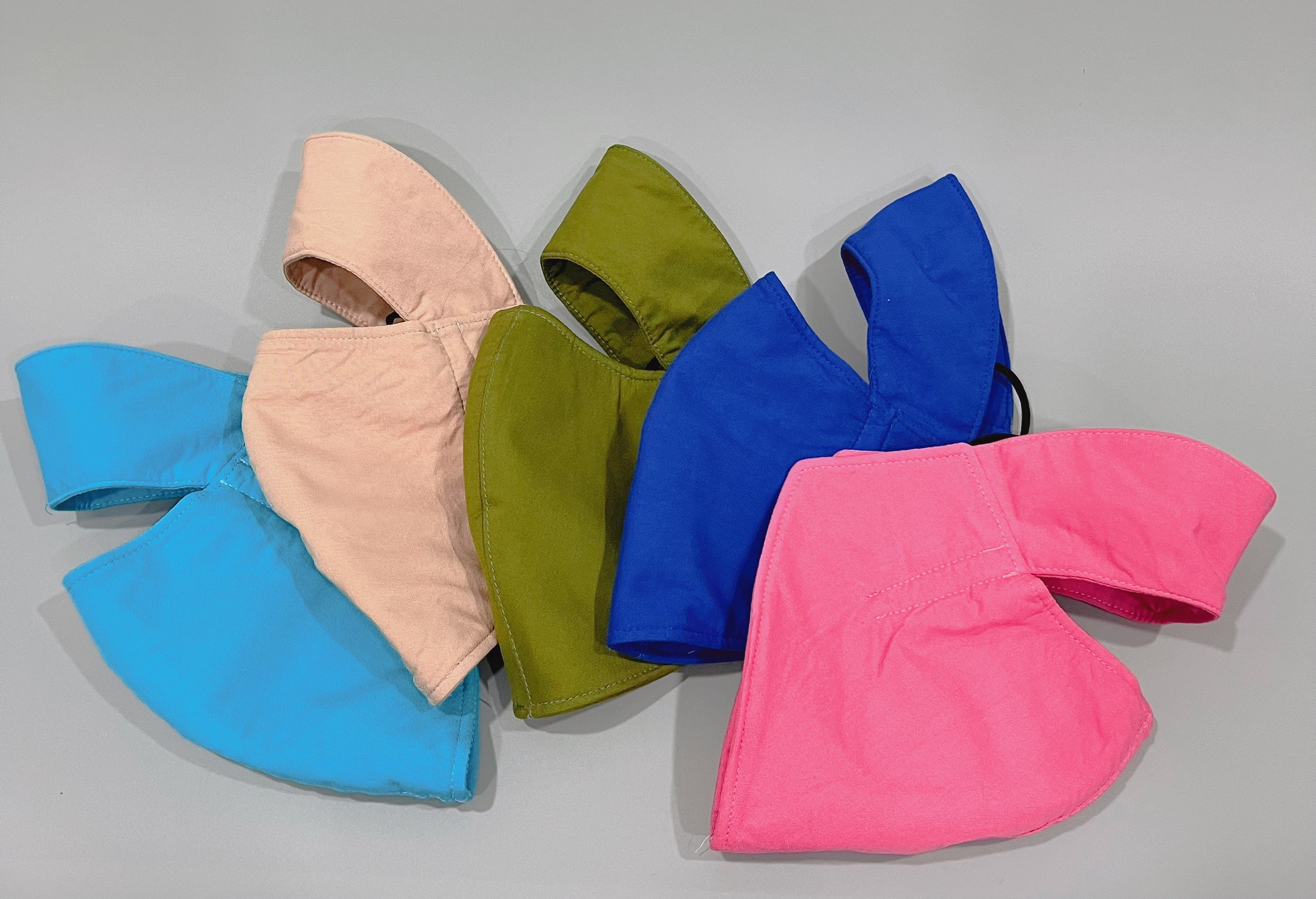 Combo 5 khẩu trang vải cotton che trán nhiều màu khẩu trang ninja che kín vải kaki xịn dày