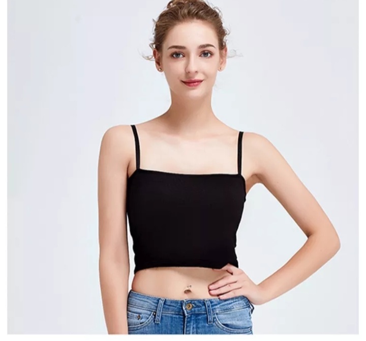 Áo hai dây nữ dáng ôm - áo hai dây croptop nữ vải cotton co giãn 4 chiều ,mềm mịn, thoáng mát
