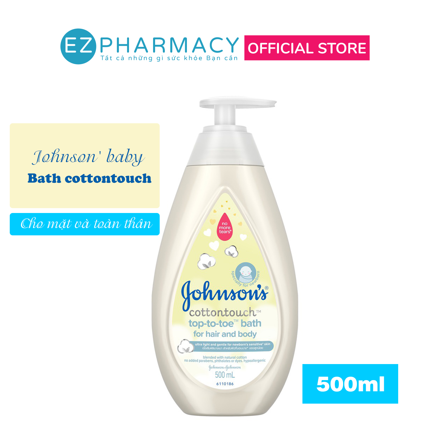 JBABY BATH 200ML COTTON TOUCH