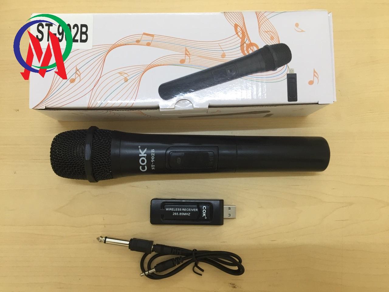 Mic karaoke đa năng ST-902B bluetooth không dây hát siêu hay thích hợp mọi âmly