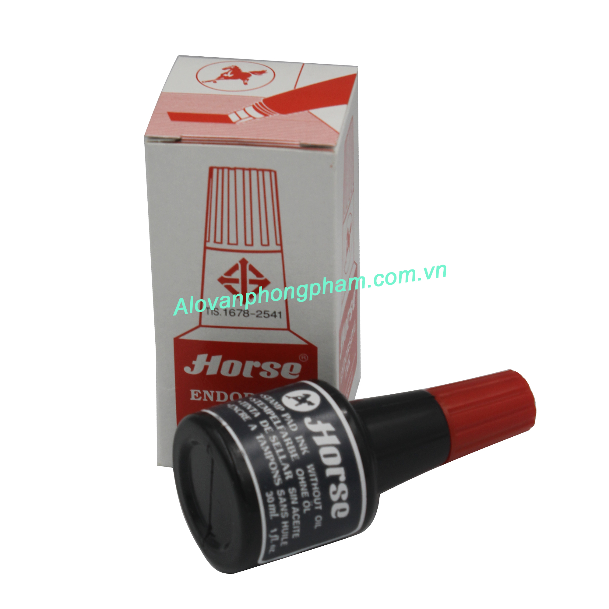 Mực dấu horse đỏ 30ml sukado