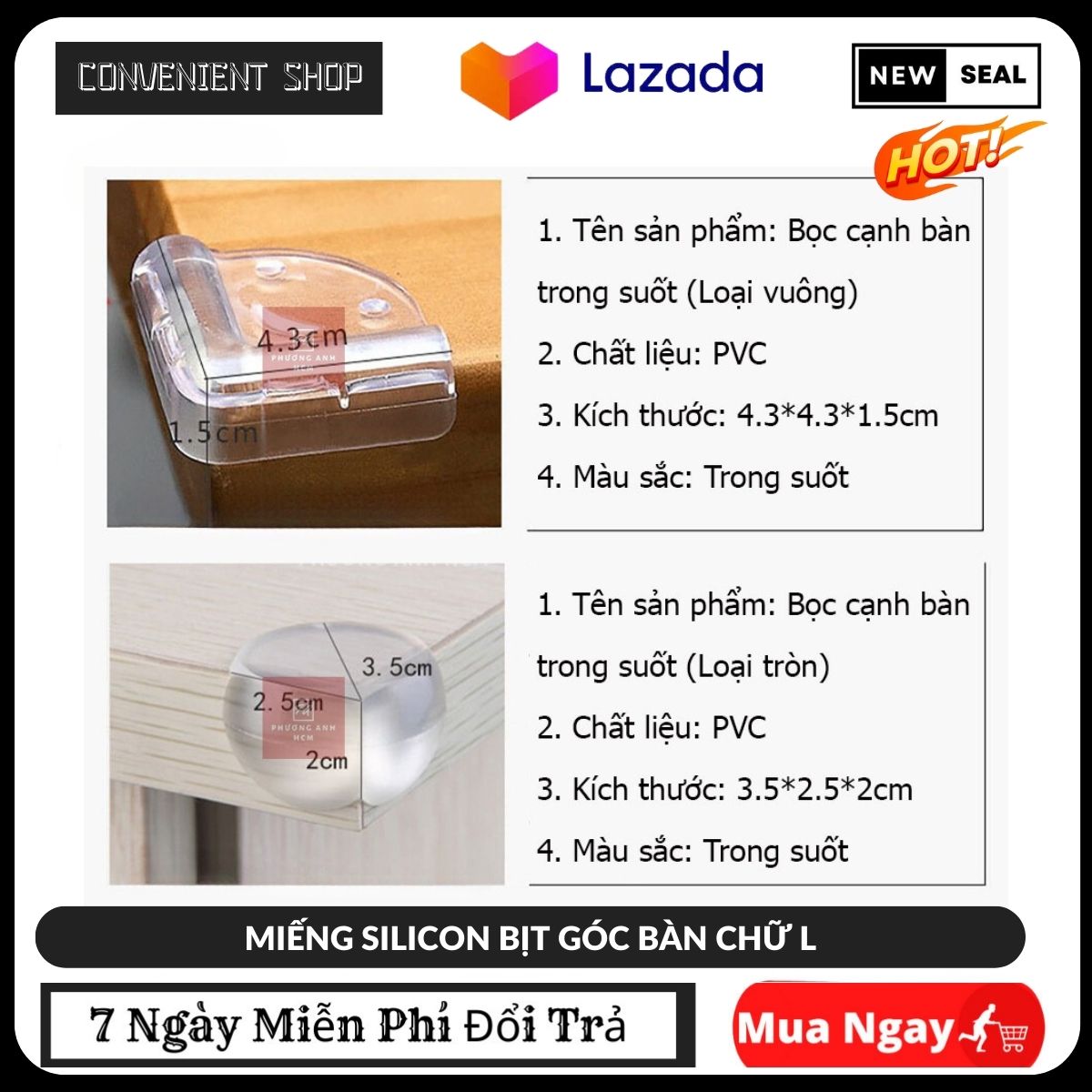 Bọc góc cạnh bàn, bọc cạnh bàn. miếng silicon bịt góc bàn chữ l - miếng bọc góc cạnh bàn, miếng dán góc bàn, dán góc chống va đập.