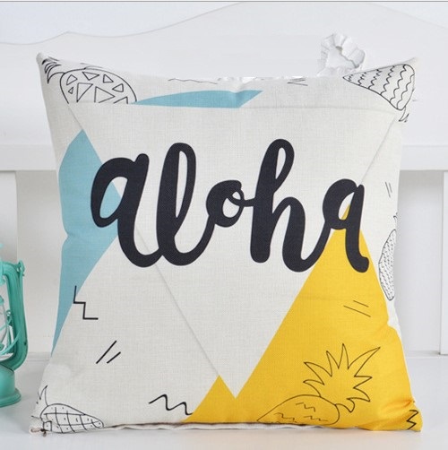Gối Xanh Vàng Aloha