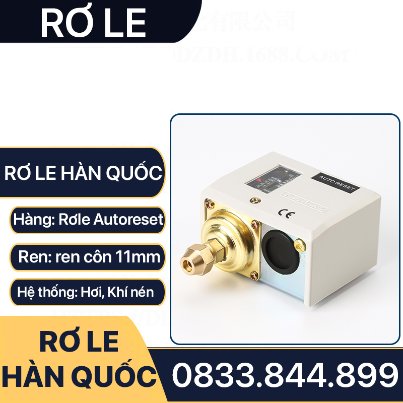 Rơ le áp suất, rơ le van an toàn máy khí nén hàn quốc