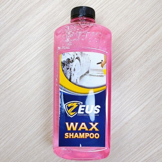 NƯỚC RỬA XE ZEUS WAX SHAMPOO 1 LÍT