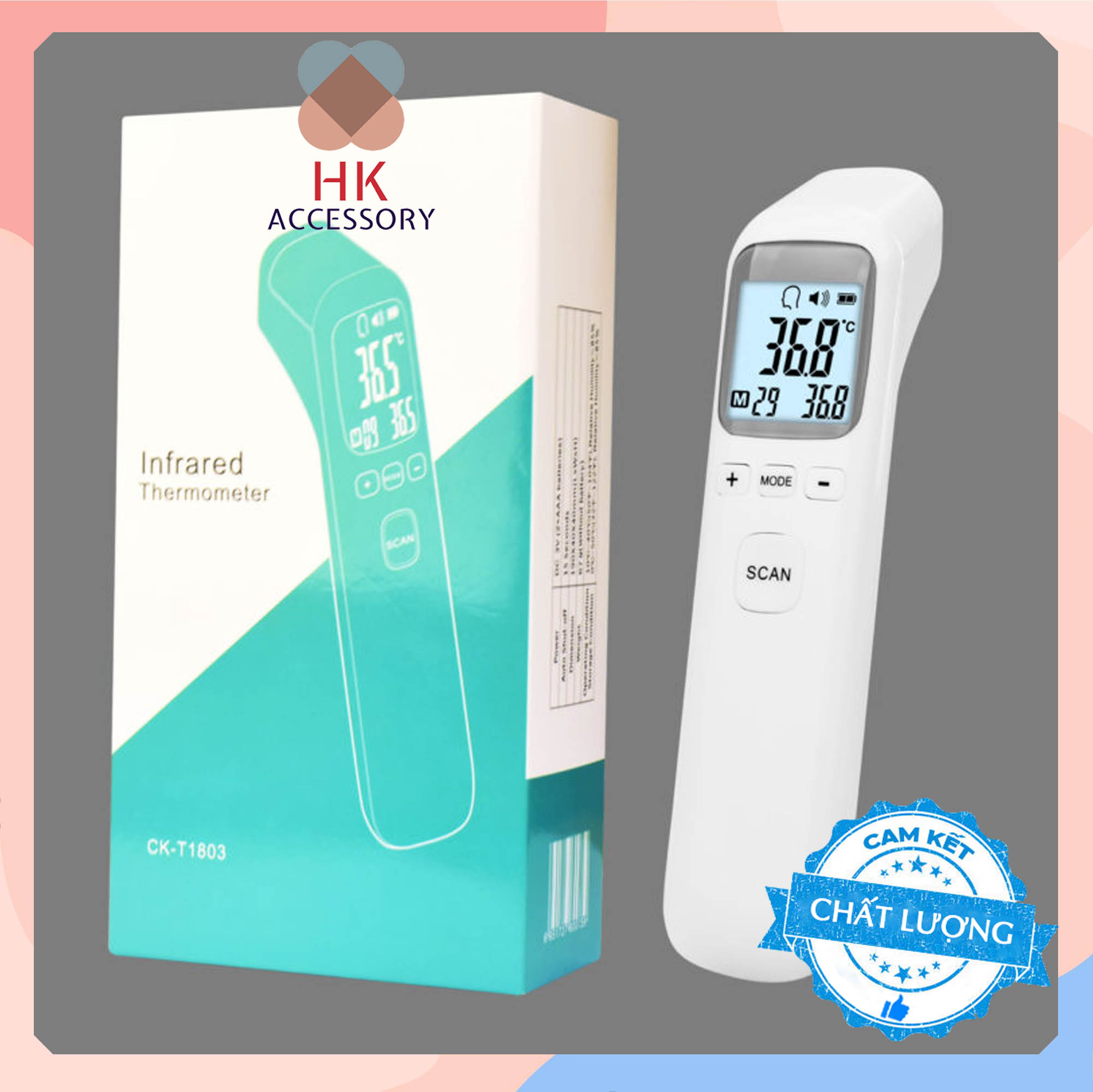 Nhiệt Kế Hồng Ngoại Infrared CK-T 1803 Chất lượng cao