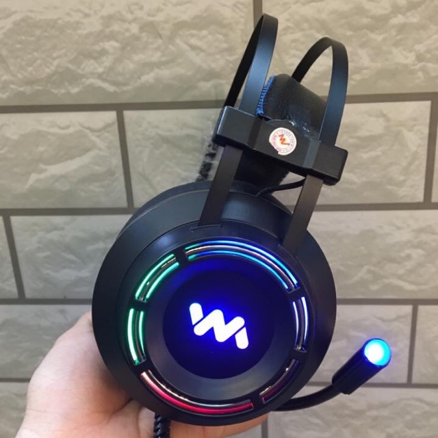 Tai nghe gaming Wangming WM9800S giả lập 7.1 USB ,Phiên bản nâng cấp wangming wm9800 hổ trợ led RGB