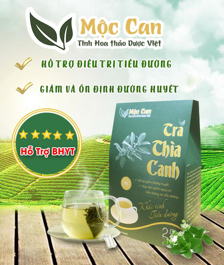 Trà  thìa canh Mộc Can ( hộp 25 túi lọc x 5g)