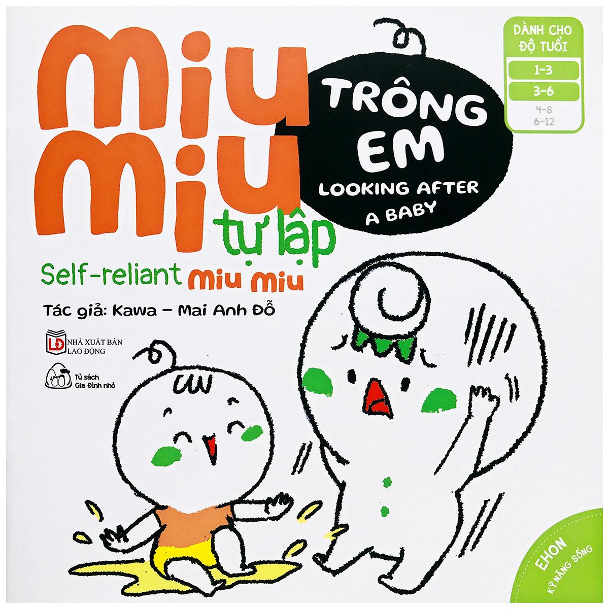 Sách - Ehon Kĩ Năng Sống - Miu Miu Tự Lập- Phần 2 - Combo 8 quyển, lẻ tùy chọn