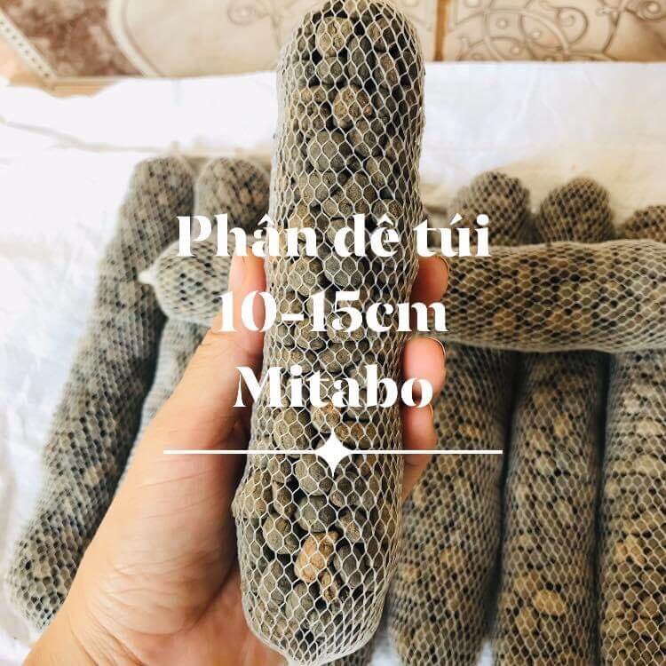 Combo 10 túi phân dê kích thước 10 cm phân bón hoa lan tan chậm đã qua xử lí hàng chất lượng