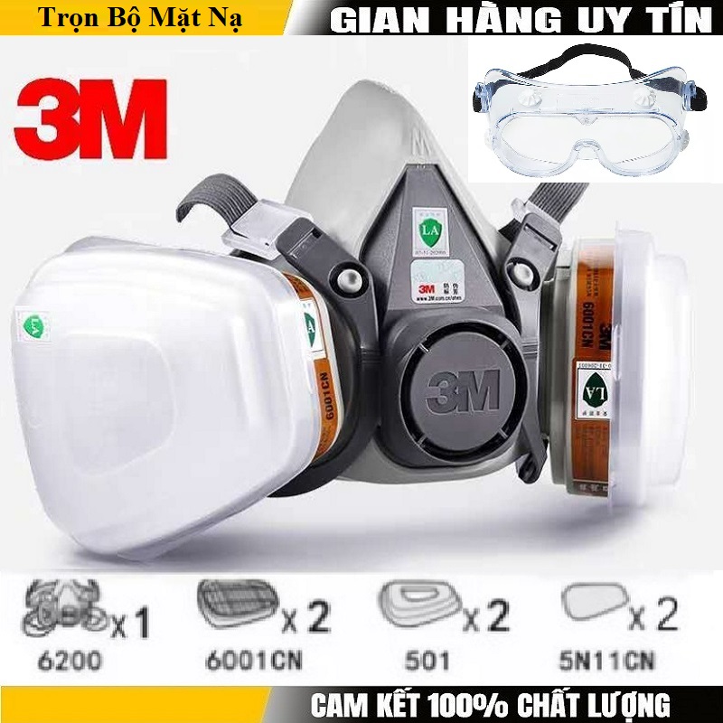 Mặt nạ phòng độc 3M 6200