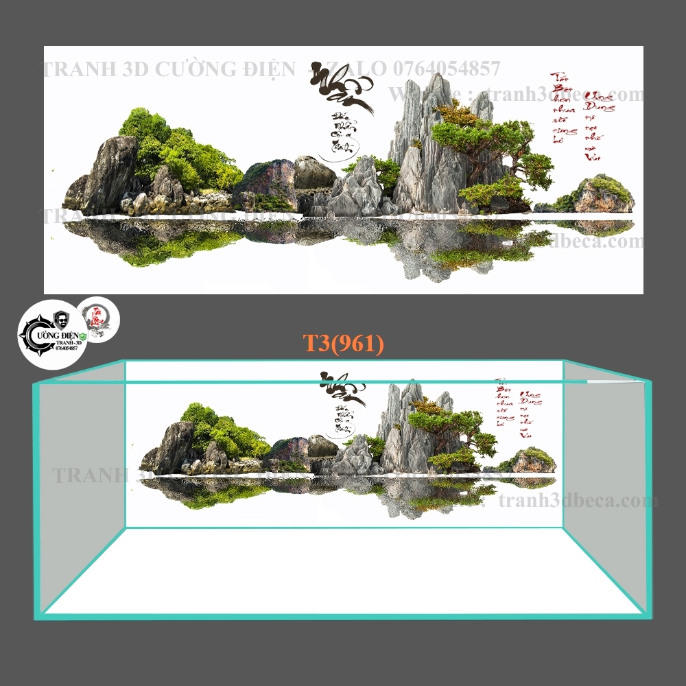 Giảm giá Tranh 3d dán bể cá nhiều kích cỡ , phông nền dành cho cá rồng kim  long /Aquarium Background Poster 3D PVC for fish tank many sizes/HD Aquarium  Background Rocky