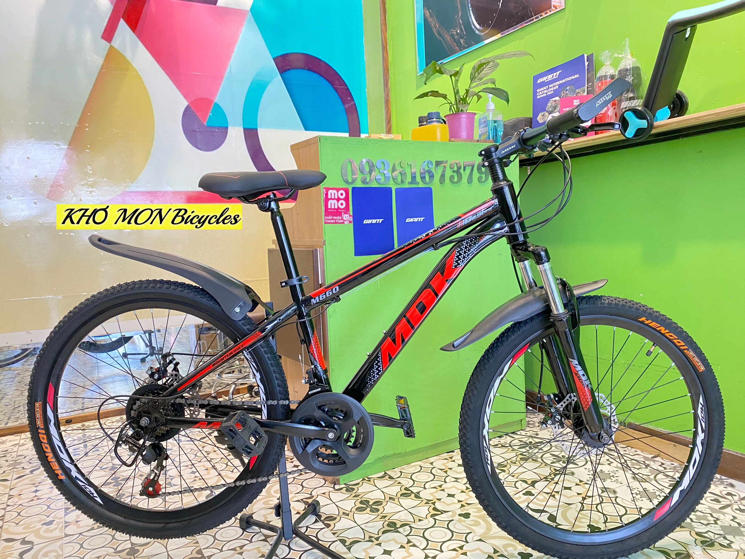 Xe đạp THỂ THAO MDK M660 24INCH thiết kế bắt mắt