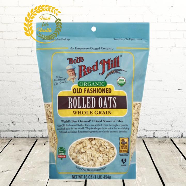 Yến mạch hữu cơ cán vừa Bob's Red Mill 454g