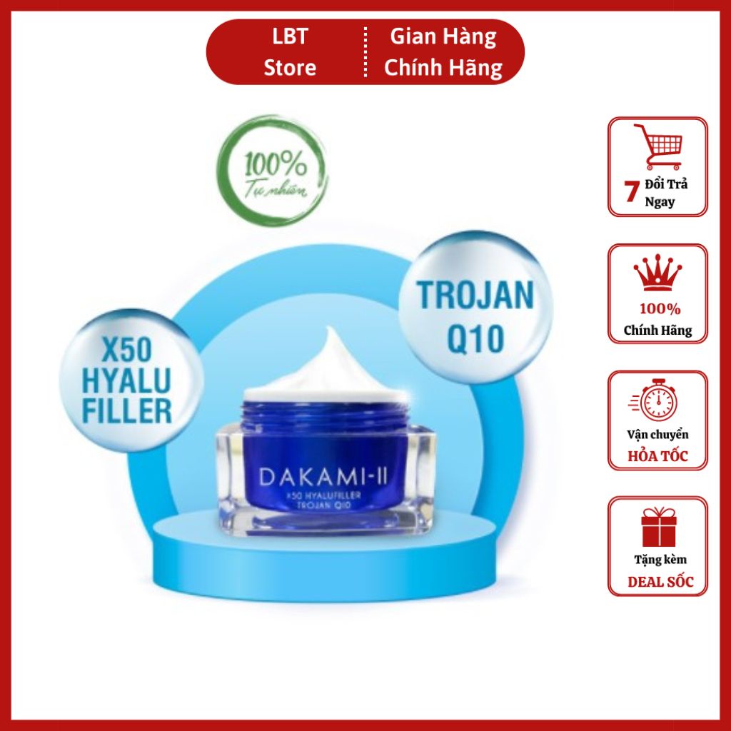 Kem dưỡng trắng da chống lão hoá dakami ii