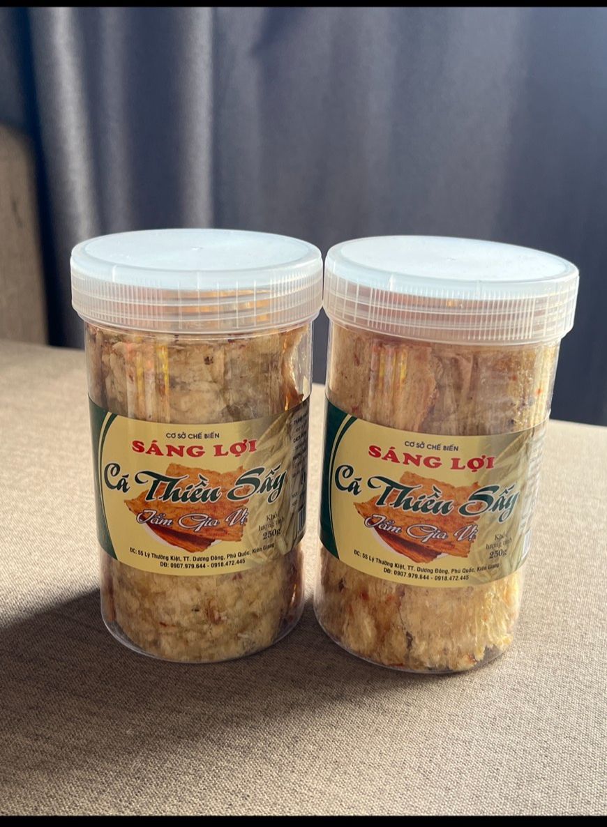 Cá thiều sấy ăn liền sáng lợi 250g