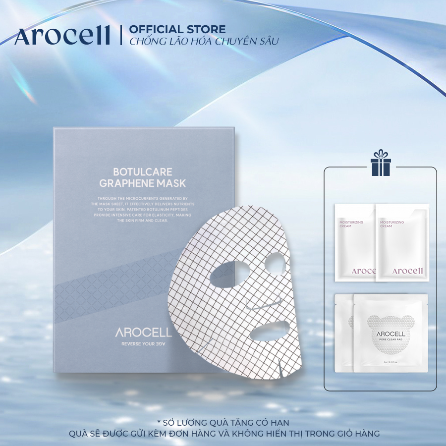 Arocell mặt nạ điện di botox cao cấp nâng cơ trẻ hóa dưỡng ẩm dưỡng trắng hiệu quả tại nhà