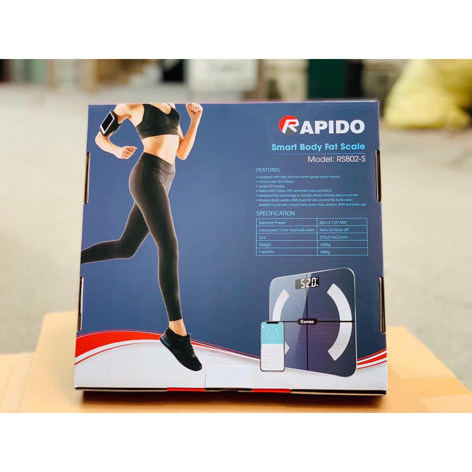 Cân sức khỏe nào tốt, Cân sức khỏe điện tử rapido, Cân sức khỏe - Cân sức khỏe phân tích chỉ số - loại vuông, có Bluetooth RSB02-S, Phân Tích Các Chỉ Số Cơ Thể, Hiểu Và Kiểm Soát Cơ Thể Bạn