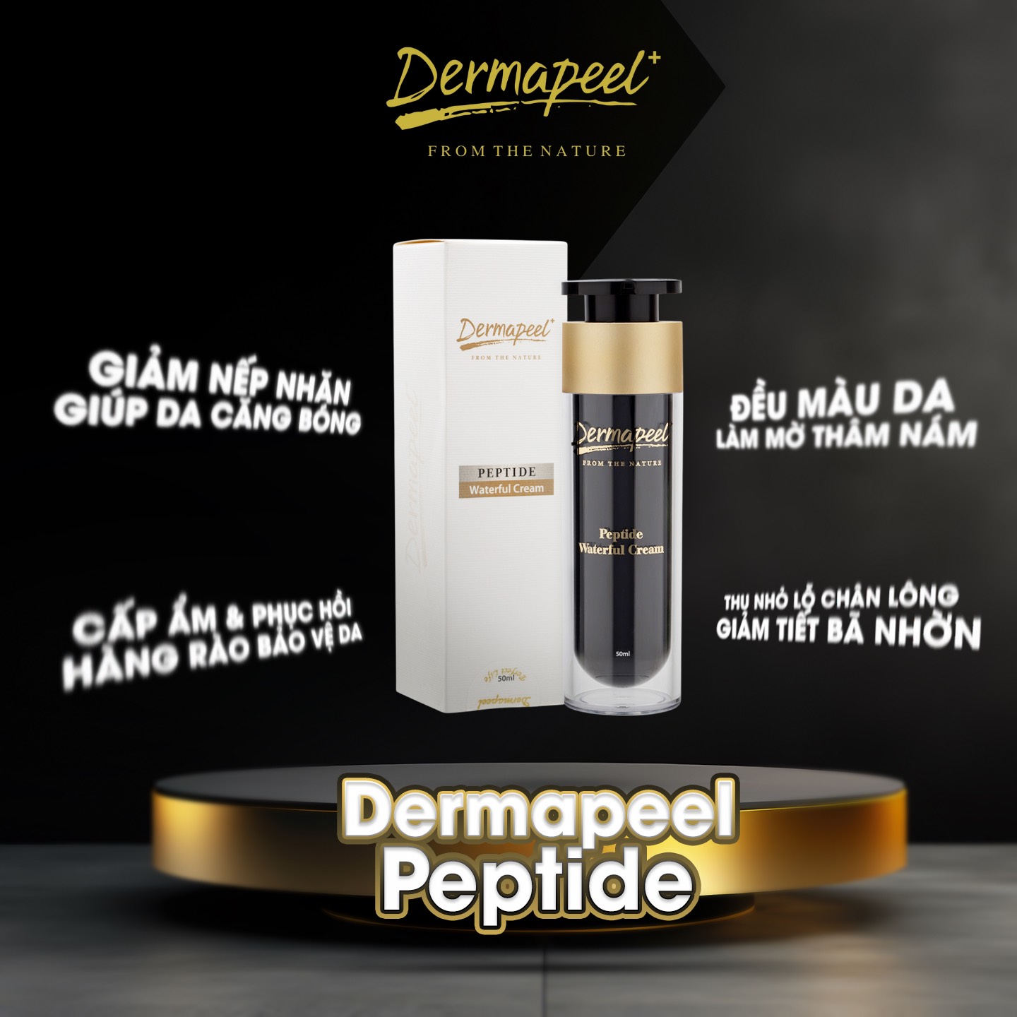 Kem dưỡng Dermapeel Peptide – Dermapeel Peptide waterful Cream Chống lão hóa da Hàn Quốc 50ml
