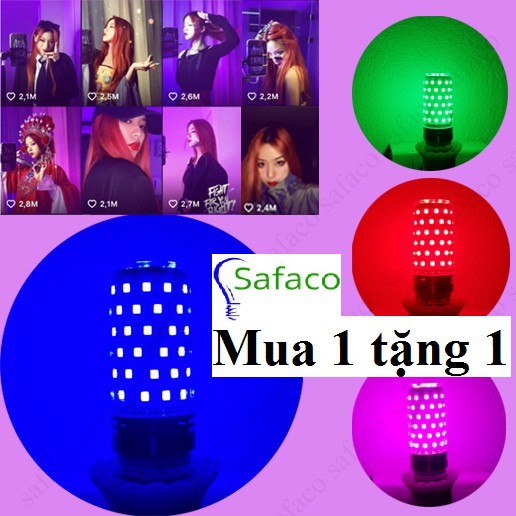 Đèn LED tiktok đổi 1 màu, 3 trong 1 đèn led tiktok - Đèn led tiktok hỗ trợ quay video