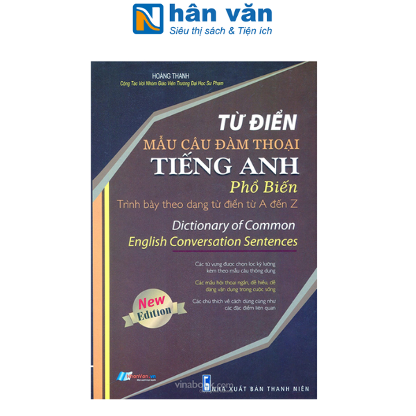 Sách - Từ Điển Mẫu Câu Đàm Thoại Tiếng Anh Phổ Biến: Từ A Đến Z