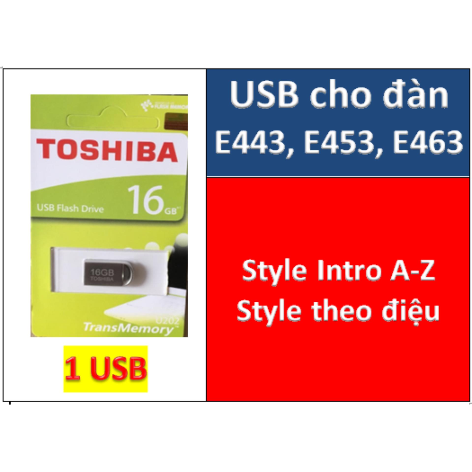 USB mini dữ liệu style cho đàn organ E443 E453 E463