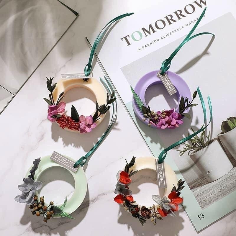 { COMBO 2 SÁP THƠM }SÁP THƠM HOA KHÔ LONGFINE TREO PHÒNG - TREO XE - TỦ QUẦN ÁO, sáp thơm nhà cửa, sáp thơm teo phòng, sáp cự thơm, sáp thơm quần áo, sáp thơm ngồi nhà,, sáp thơm vòng tròn, sáp thơm hoa khô