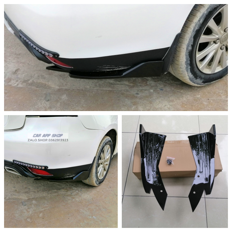 Ốp Lip Hông , Lip Sau  Cản Sau Xe Vios Hàng Loại 1 Lăp Cho Hết Các Đời Xe