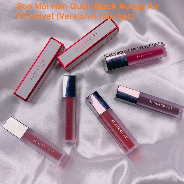 Son Kem Lì Black Rouge Air Fit Velvet Tint Version 4, 5, 6 (15 màu)