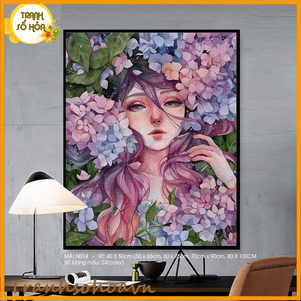 Tranh Sơn Dầu Số Hóa Cô Gái Tự Tô Màu Theo Số Tranhsohoavn Tổng Hợp Các Mẫu Siêu Hot Trend Hàng Có Sẵn