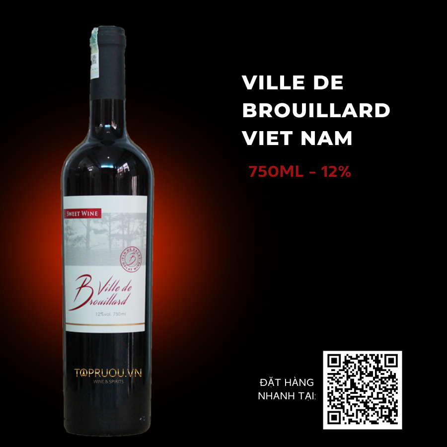 - vang đỏ ville de brouillard -