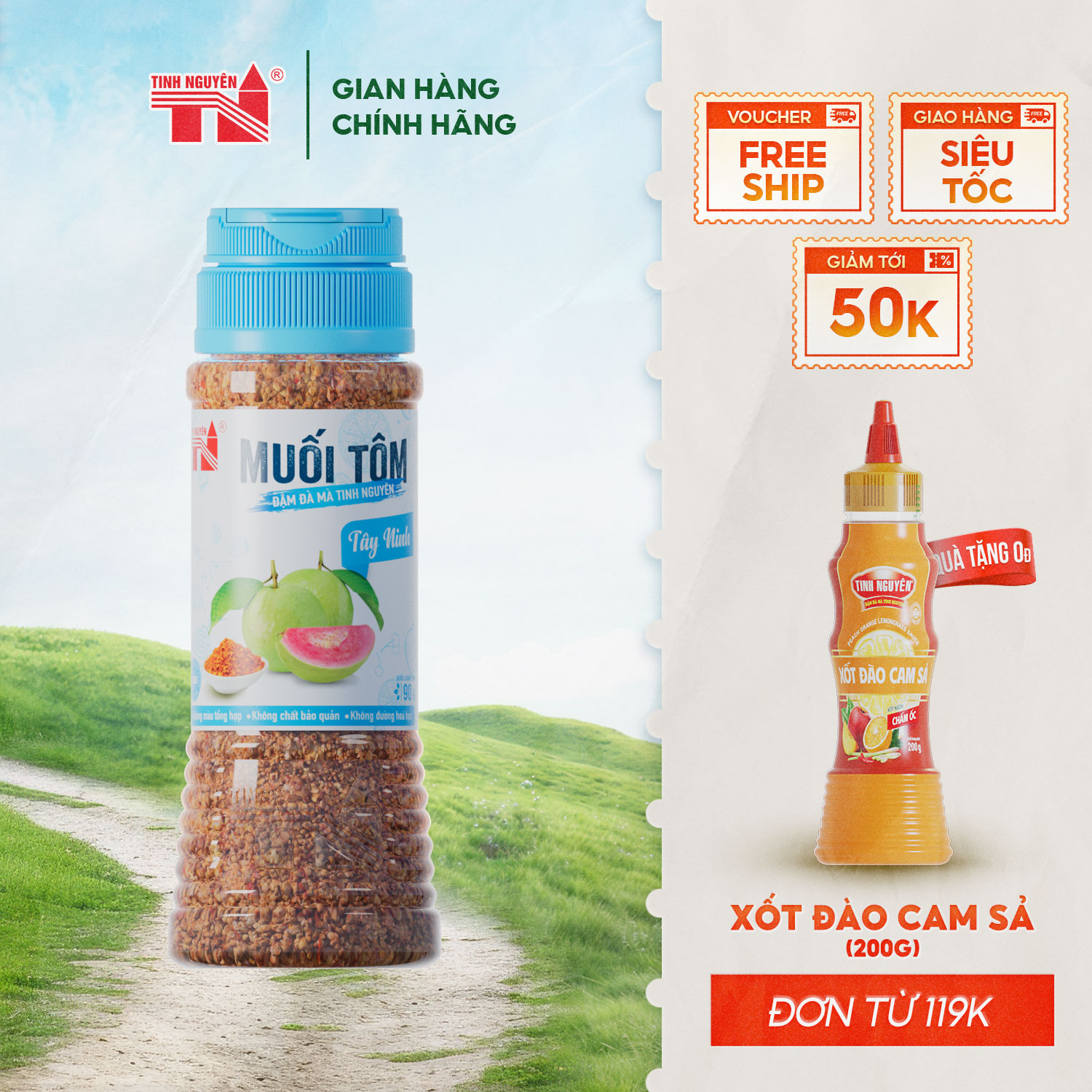 Muối Tôm Tây Ninh Tinh Nguyên (90g)