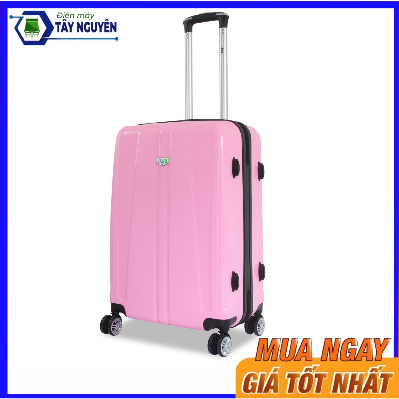 Vali du lịch nhựa dẻo trip pp103 - - màu hồng