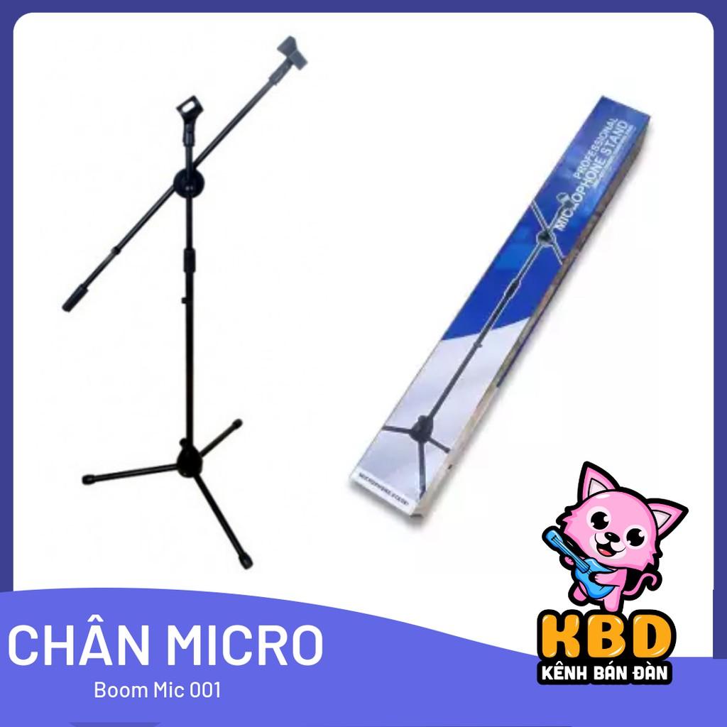 Chân míc đế micro đứng hát Boom Stand MS-001
