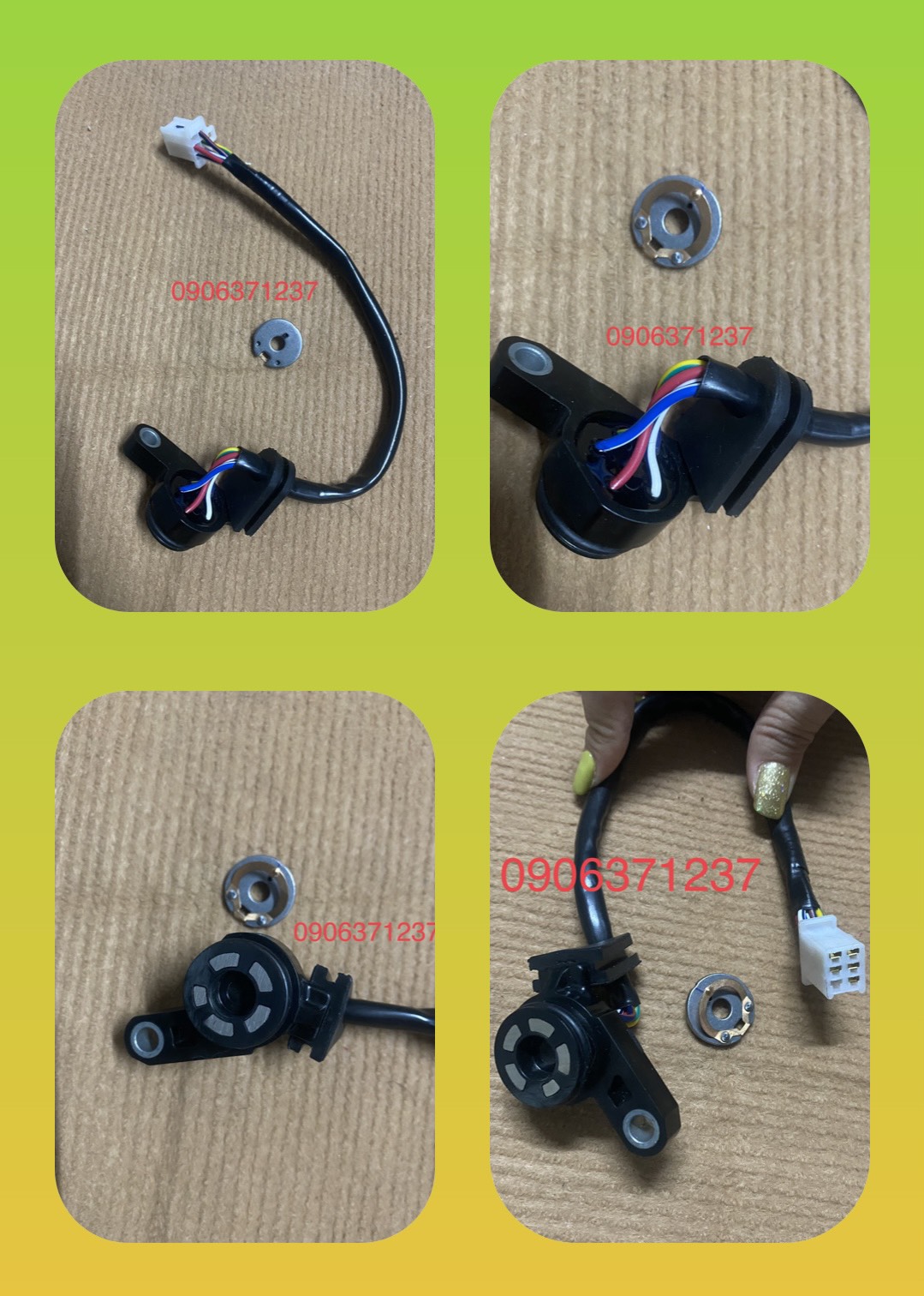Combo dây báo số và lông đền báo số xe Wave Alpha