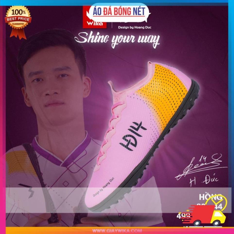 Miễn phí ship. Giày Đá Bóng Wika HD14 Hoàng Đức Chính Hãng Dành Cho Sân Cỏ
