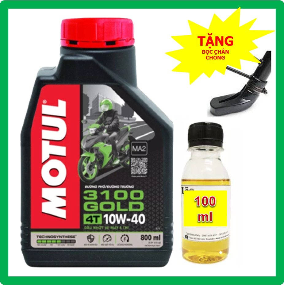 (TẶNG bọc cà vẹt) Lẻ 1,1L Nhớt xe số, côn tay cho Exciter, Winner, Sonix, Raider, Dream, Wave...