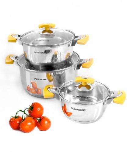 Bộ nồi inox 5 đáy sunhouse sh787