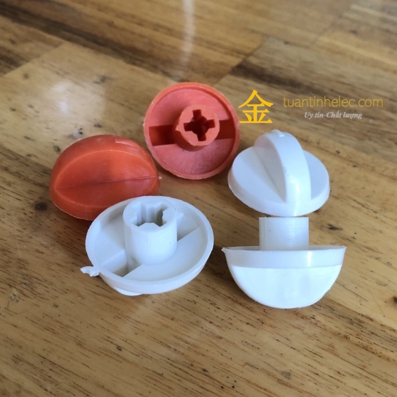 Combo 5, 10 Núm Vặn Số quạt treo tường, quạt đứng, màu ngẫu nhiên # phụ tùng quạt