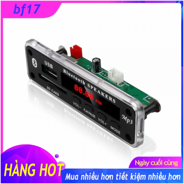 Phụ kiện xe hơi cho máy nghe nhạc mp3 bộ âm thanh xe hơi bảng mạch giải mã mô-đun radio bộ thu âm thanh bluetooth usb bảng giải mã mp3