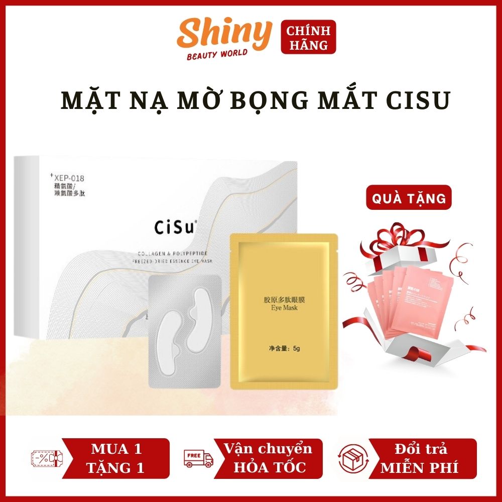 Mặt nạ mờ bọng mắt CISU - Mặt nạ giảm thâm quầng mắt, trẻ hóa da, giúp đôi mắt tươi trẻ hiệu quả - Shiny Beauty World