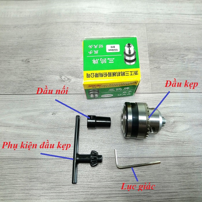 Bộ Đầu Kẹp Mũi Khoan B10 Cho motor 775