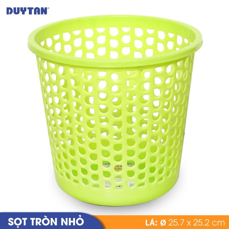 Sọt tròn nhỏ nhựa DUY TÂN (25.7 x 25.2 cm) - 20779 - Giao màu ngẫu nhiên