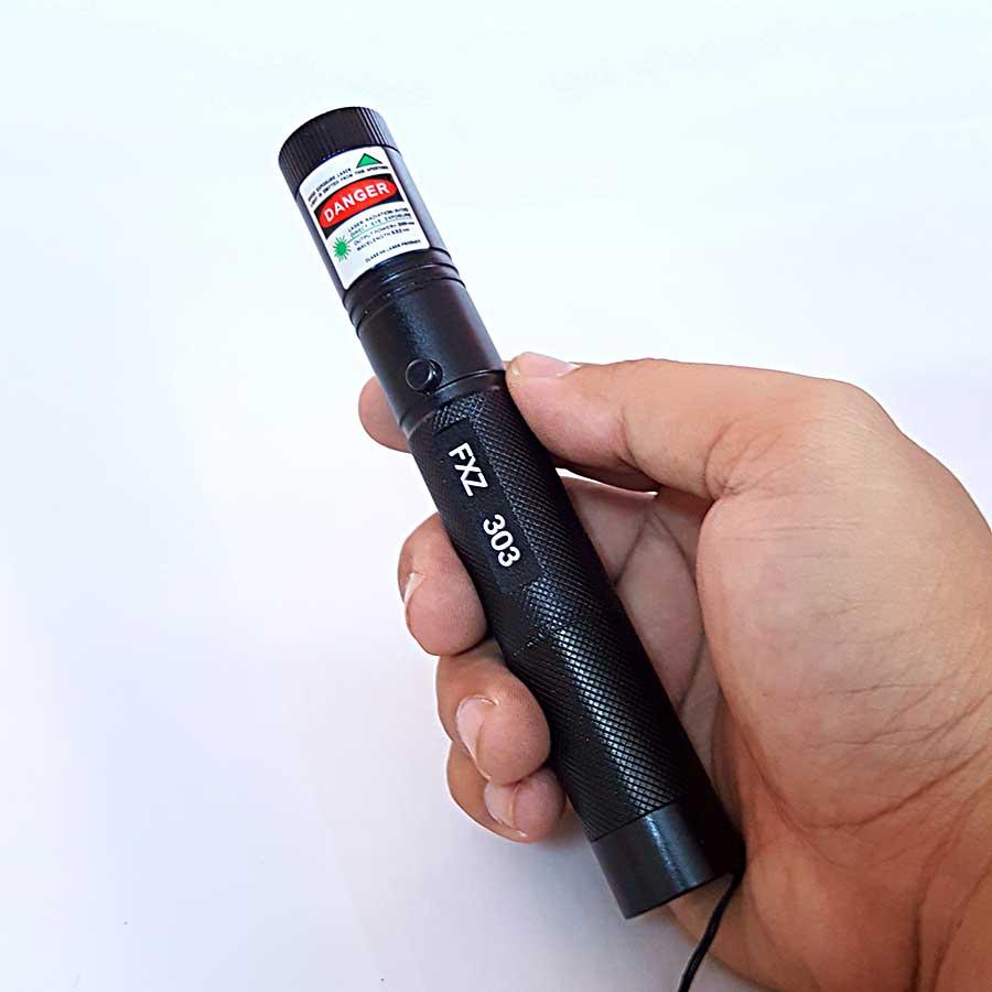 Đèn laze công trình 303 tia xanh chuyên nghiệp giá rẻ